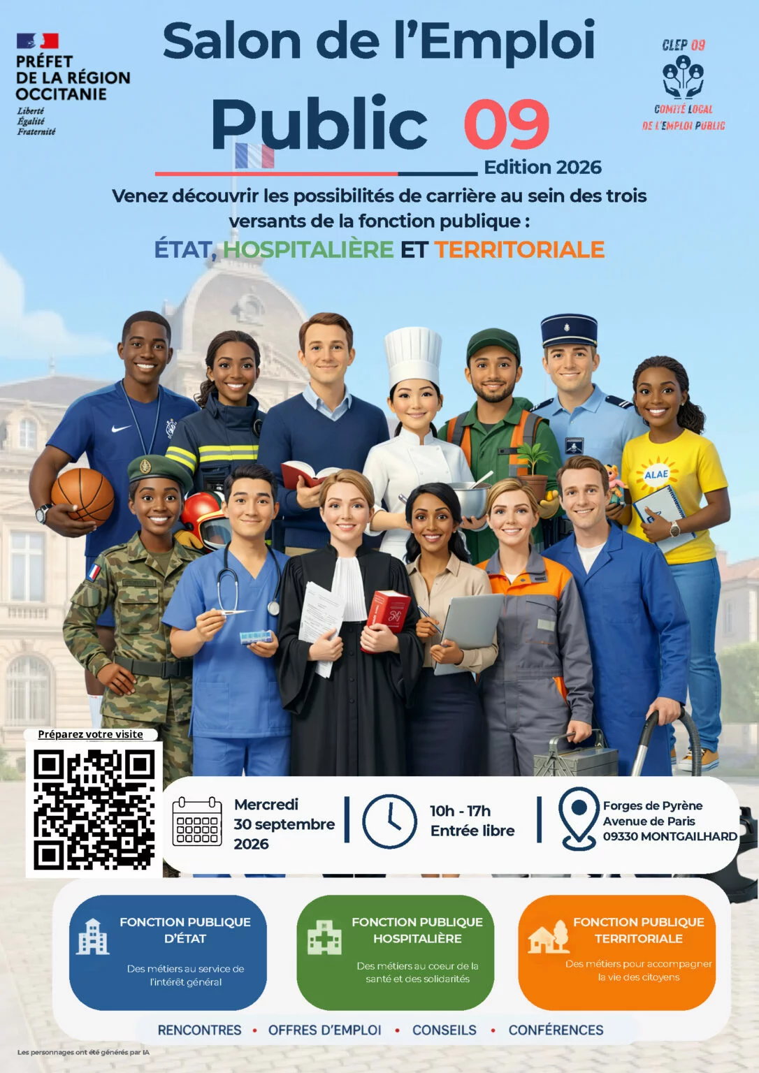 Affiche Salon de lemploi edition 2026 1086x1536