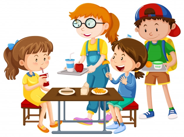 enfants ayant repas table 