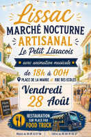 Marché nocturne artisanal…