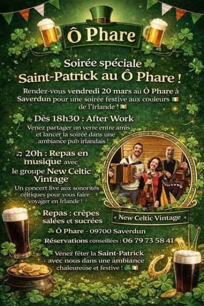 Saverdun - la Saint Patrick au bar O Phare-1772816490