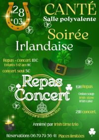 soirée irlandaise Canté