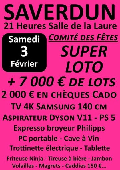 loto comité saverdun 3-02-2024